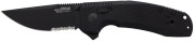 Sog Tac XR Black Out Partially Serrated