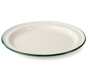 GSI Deluxe Enamelware Plate - smaltovaný talíř o průměru 262 mm