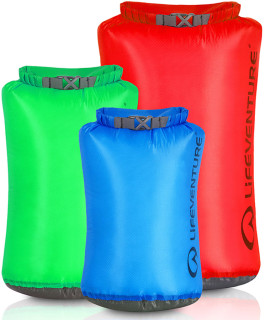 Lifeventure Ultralight Dry Bag Multipack (5,10,25 l)