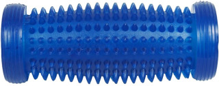Yate Masážní váleček s bodlinkami 15 cm dutý s otvorem modrý