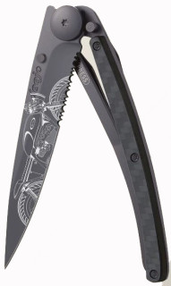 Deejo Tattoo Black Serration 37g carbon