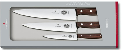 Victorinox Sada kuchařských nožů Wood 3 ks