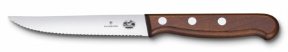 Victorinox Sada steakových nožů 12 cm s dřevěnou rukojetí 2 ks vlnkované ostří