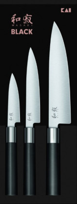 Kai Wasabi Black Sada 3 nožů (6710P, 6715U, 6720C)
