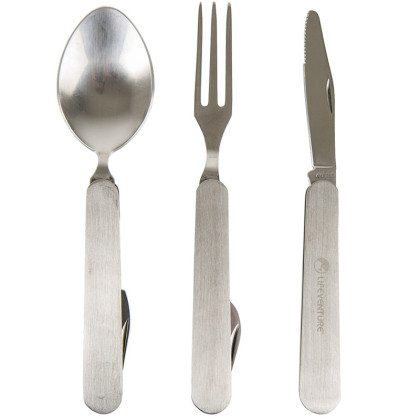 Lifeventure Knife Fork Spoon Set - Folding