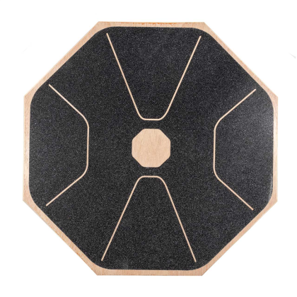 Yate Balanční deska - dřevěná, kruhová osmiúhelník