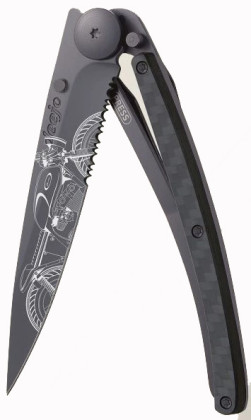 Deejo Tattoo Black Serration 37g carbon