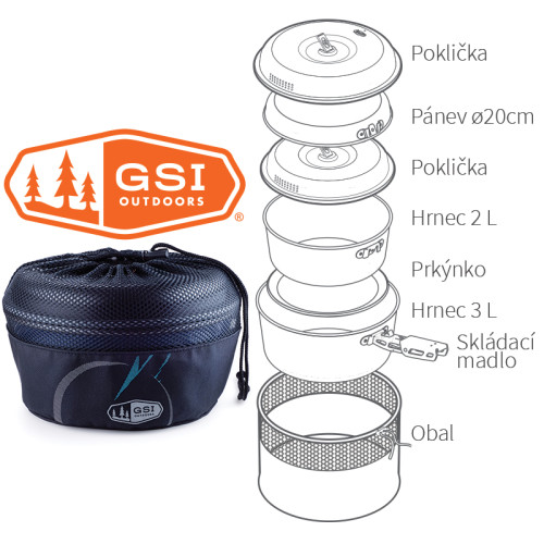 GSI Bugaboo Ceramic Base Camper Medium