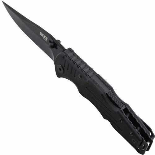 Sog Salute Mini-Black Oxide, G10