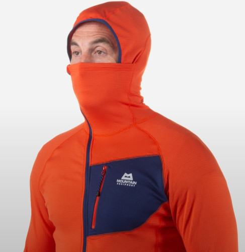 Mountain Equipment Eclipse Hooded Zip T-Shirt Mens