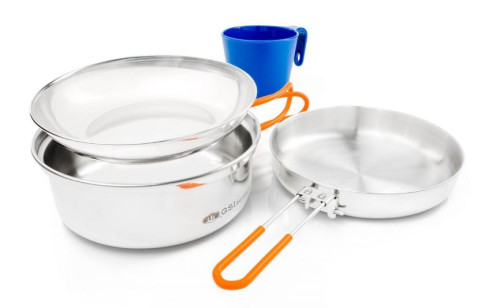 GSI Glacier Stainless 1 Person Mess Kit