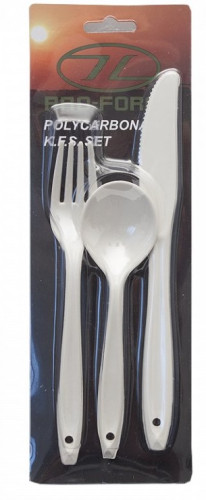 HIGHLANDER Polycarbonate KFS Příborový set