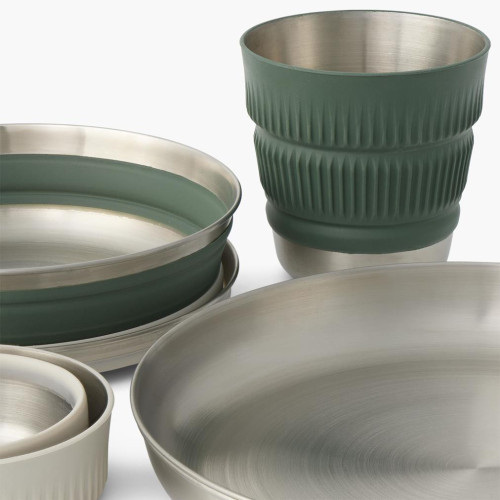 Sea to Summit Detour Stainless Steel Collapsible Dinnerware Set