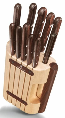 Victorinox Blok s 11 noži Wood bukové dřevo