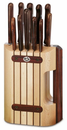 Victorinox Blok s 11 noži Wood bukové dřevo