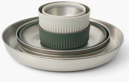 Sea to Summit Detour Stainless Steel Collapsible Dinnerware Set