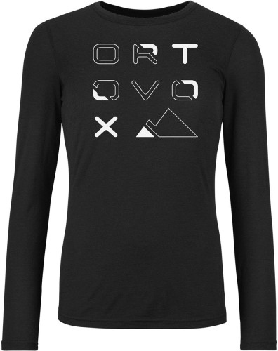 Ortovox 185 Merino Brand Outline Long Sleeve W