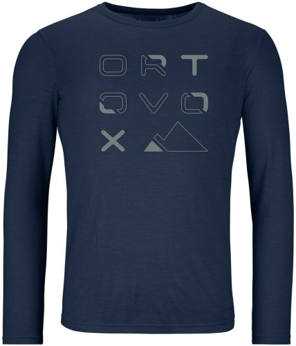 Ortovox 185 Merino Brand Outline Long Sleeve M
