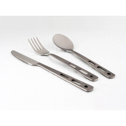 Lifeventure Knife Fork Spoon Set - Basic