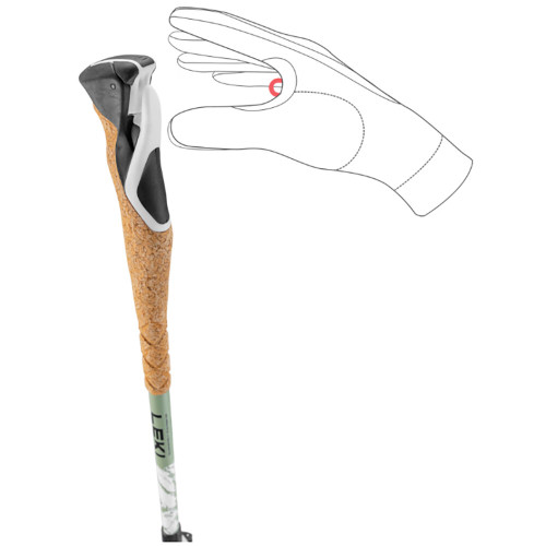 Leki Cross Trail Carbon, 100 - 135 cm