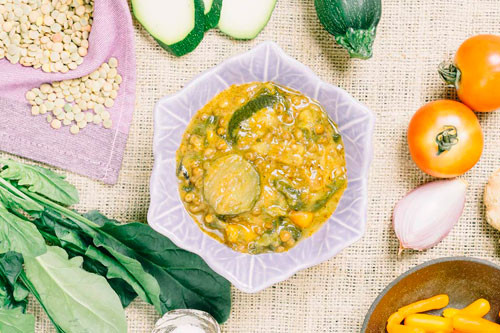 Forestia Veganské curry se zelenou čočkou