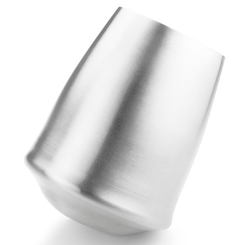 GSI Glacier Stainless Stemless Wine Glass