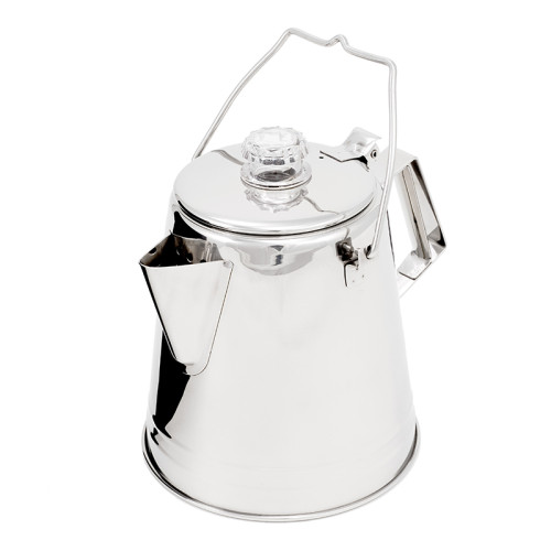 GSI Glacier Stainless Handle Percolator