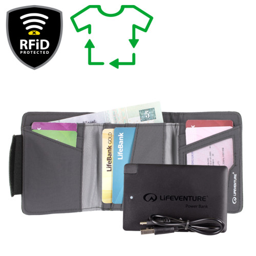 Lifeventure RFiD Charger Wallet