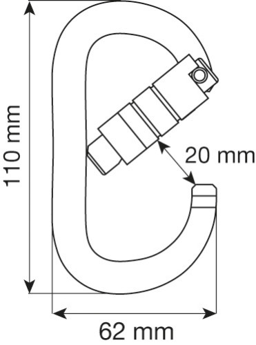 Camp. Oval XL 2Lock