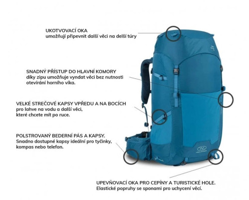 Highlander Ben Nevis 65 l dámský
