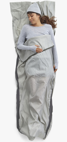 Sea To Summit Silk Blend Sleeping Bag Liner - Rectangular with Pillow Sleeve