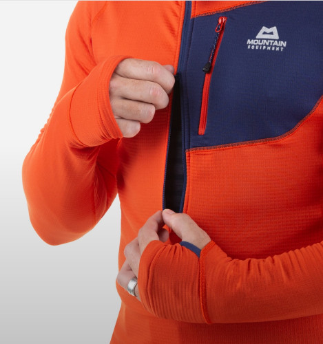 Mountain Equipment Eclipse Hooded Zip T-Shirt Mens