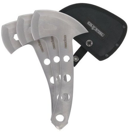 Cold Steel Throwing Axes - Silver (3 PACK)