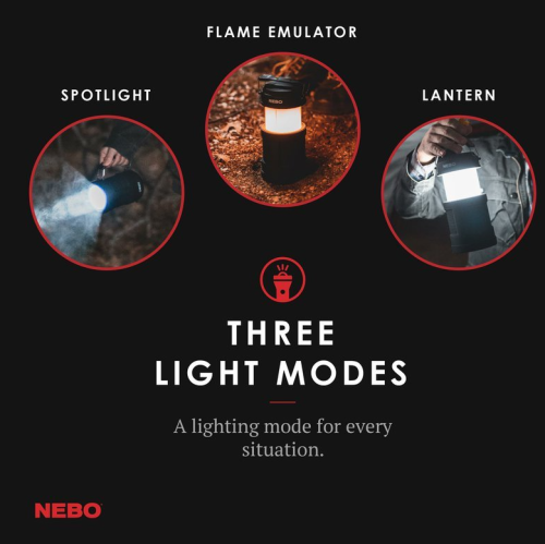 NEBO Big Poppy Lantern