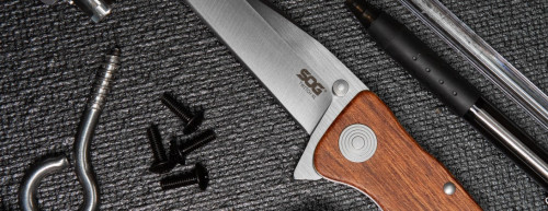 Sog Twitch II XL Wood Handle