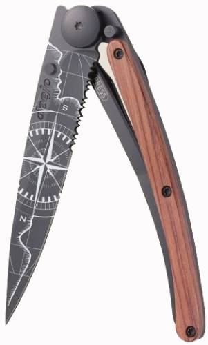 Deejo Tattoo Serration Black 37g coralwood