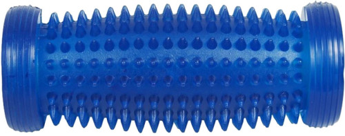 Yate Masážní váleček s bodlinkami 15 cm dutý s otvorem modrý