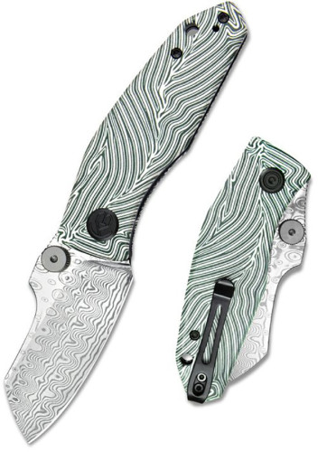 Kubey Monsterdog Damascus