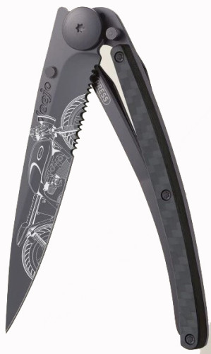 Deejo Tattoo Black Serration 37g carbon