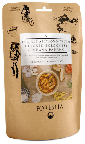 Forestia Fusilli all'uovo s kuřecím a la Bolognese