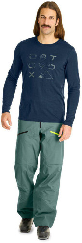 Ortovox 185 Merino Brand Outline Long Sleeve M