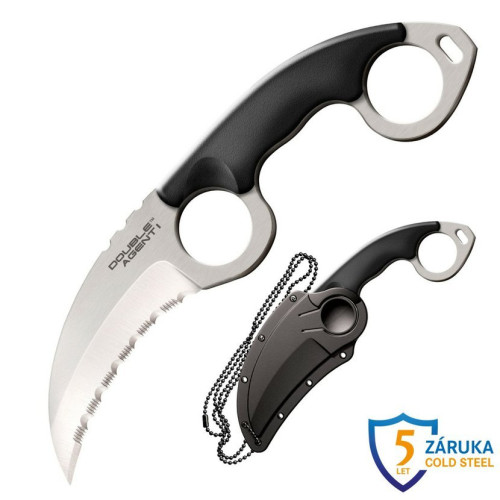 Cold Steel Double Agent I Serrated (AUS8A)