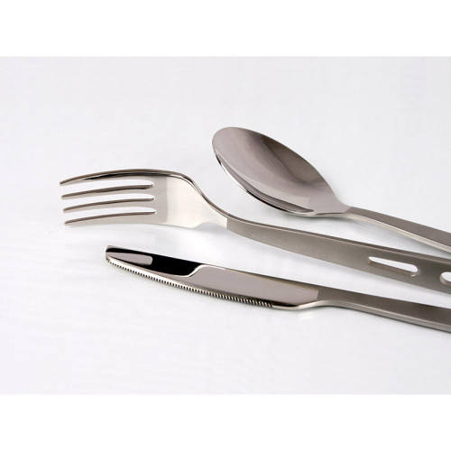 Lifeventure Knife Fork Spoon Set - Basic