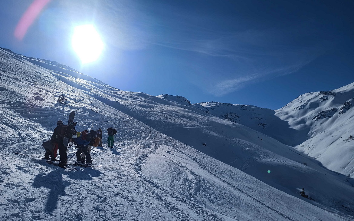 Skialpování v Tuxských Alpách